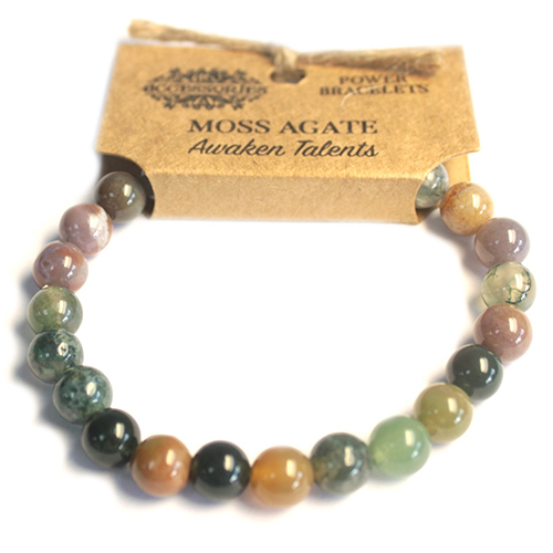 Bracelet Puissance AGATE MOUSSE