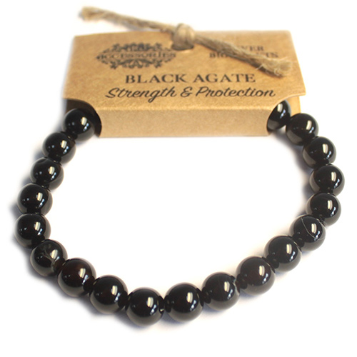 Bracelet Puissance AGATE NOIRE