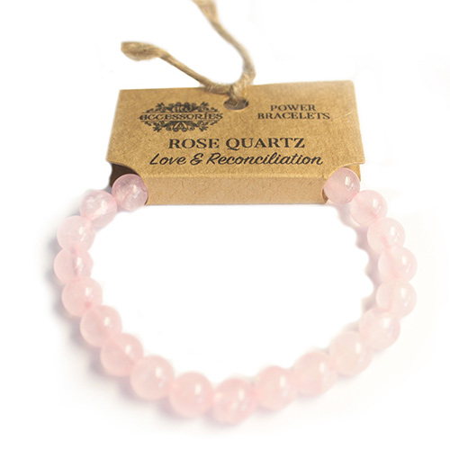 Bracelet Puissance QUARTZ ROSE
