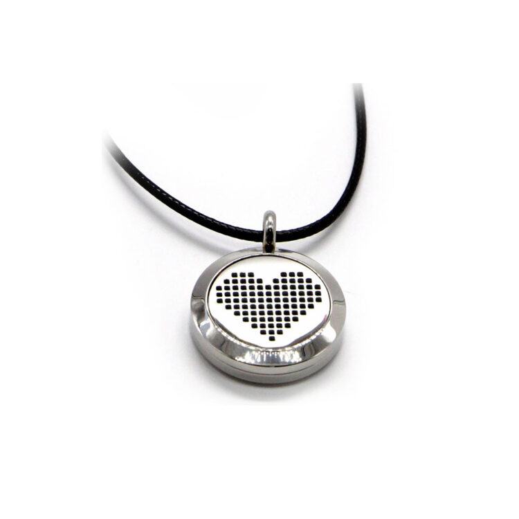 Pendentif COEUR PIXEL